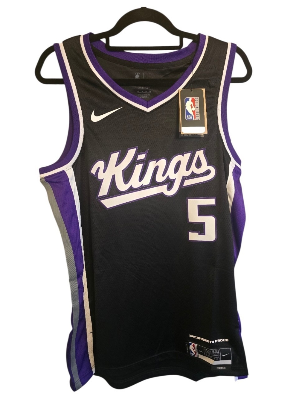 Nike Sacramento Kings De’Aaron Fox Icon Edition Swingman Jersey